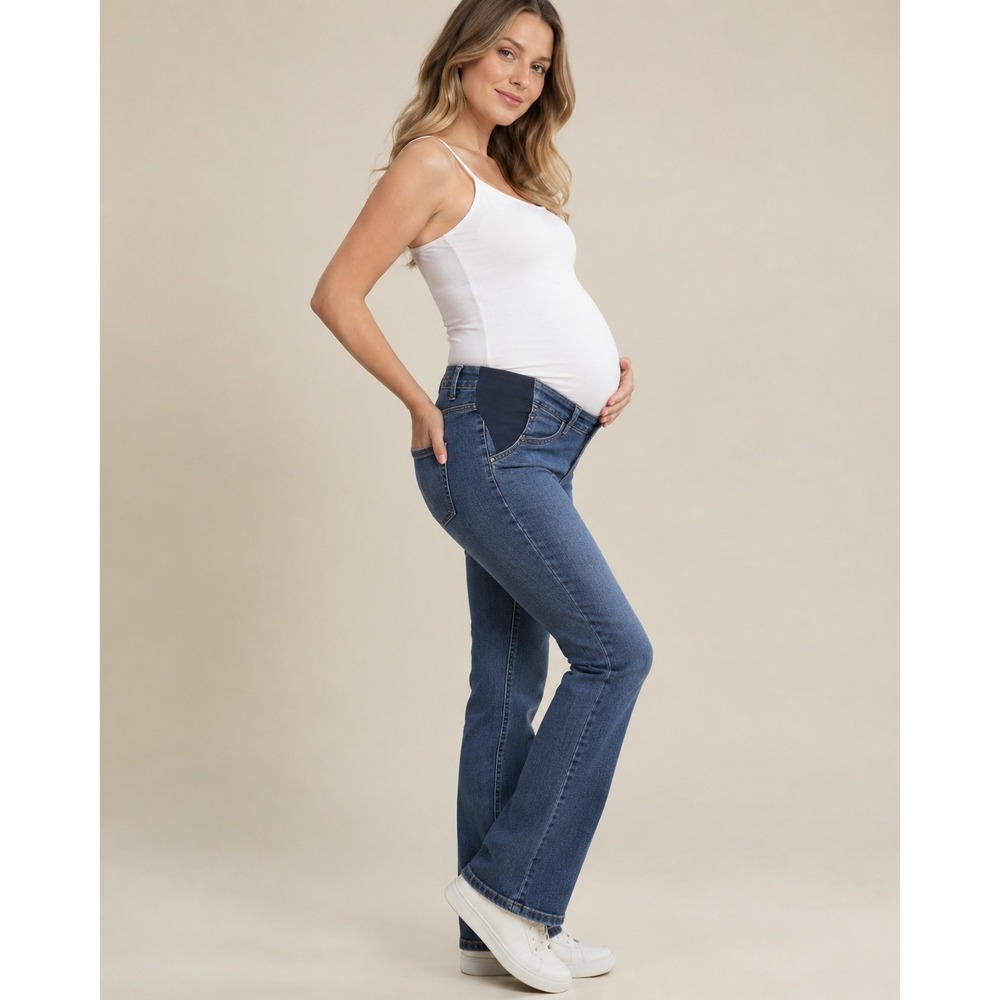 Isabel brand maternity blue jeans